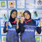 Atlet panjat banua, berikan kado ulang tahun untuk ketua FPTI Kalsel dengan Dua Medali Perdana di Kejurnas Panjat Tebing KU XIX 2025