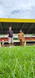 Gerak Cepat Lakukan Persiapan, Coach Teco Tinjau Stadion 17 Mei Banjarmasin
