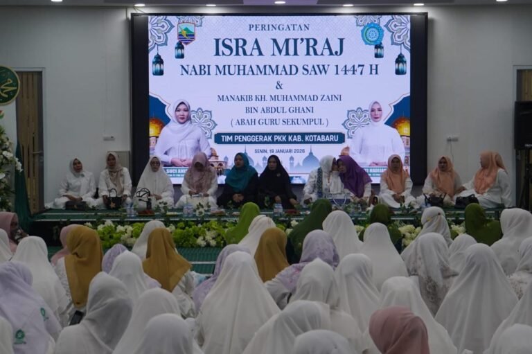 Peringatan Isra Mi’raj, TP PKK Kotabaru Tekankan Penguatan Iman dan Ketahanan Keluarga