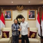 Silaturahmi dengan Menko Polkam, Hasnuryadi Sulaiman Minta Wejangan Sahabat Almarhum Abah