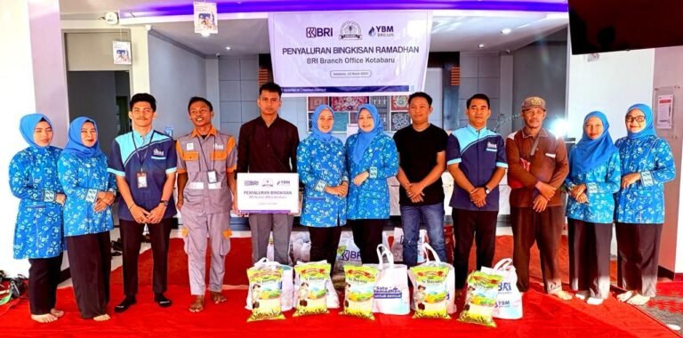 YBM Brilian dan IWABRI Kotabaru Salurkan Paket Sembako Dhuafa Ramadhan 1447 H