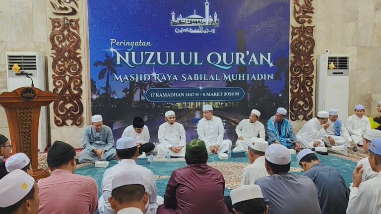 Ribuan Jamaah Hadiri Peringatan Nuzulul Quran di Sabilal Muhtadin, Guru Busu: Ramadan Bulan Turunnya Kitab Allah