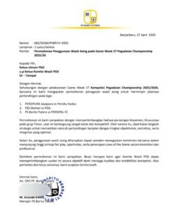 Sejalan dengan Suporter, Barito Putera Kirim Permohonan Wasit Asing ke PSSI