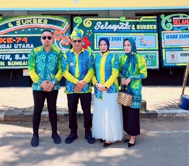 Perkuat Sinergi Antar Daerah, Pemkab Kotabaru Hadiri Puncak Hari Jadi HSU ke-74