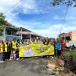 KPPG, Kosgoro dan MKGR Banjarmasin Bagikan 270 Bungkus Daging Kurban untuk Anggota dan Warga