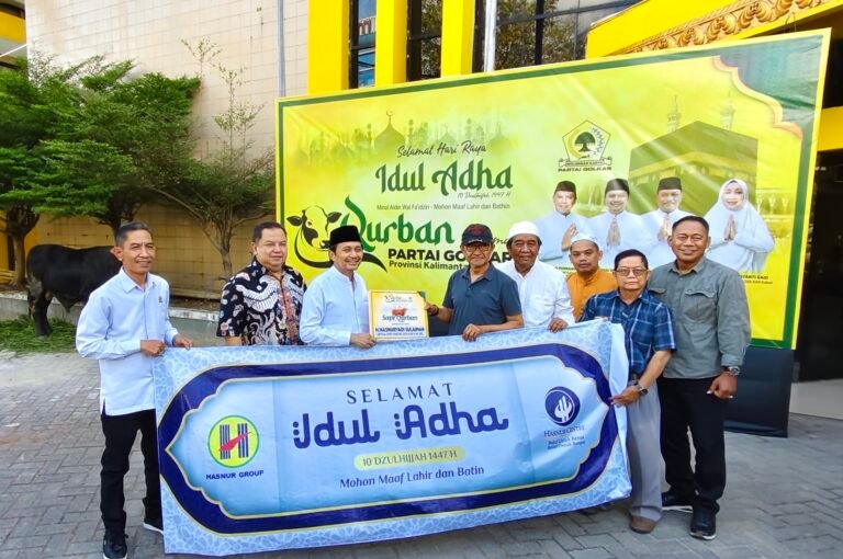 Golkar Kalsel Terima Bantuan Hewan Kurban dari Bahlil Lahadalia, Siapkan 11 Ekor Sapi untuk Iduladha 1447 H