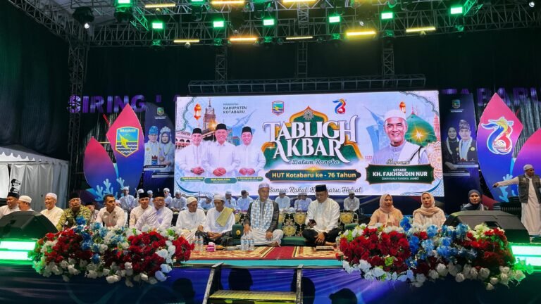 Tabligh Akbar Harjad ke-76, Pemkab Kotabaru Perkuat Syukur dan Ukhuwah Bersama Masyarakat
