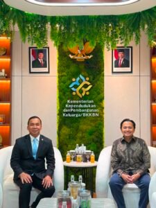 Wagub Kalsel Perkuat Sinergi Program Kependudukan dan Pembangunan Keluarga dengan Menteri Wihaji
