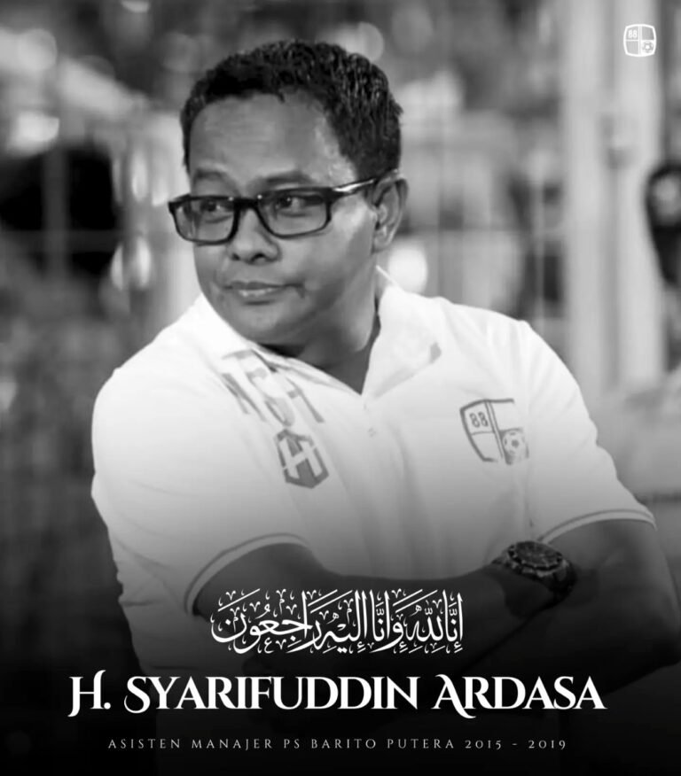 Hasnuryadi Sulaiman Sampaikan Duka atas Wafatnya Mantan Asisten Manajer Barito Putera Syarifudin Ardasa
