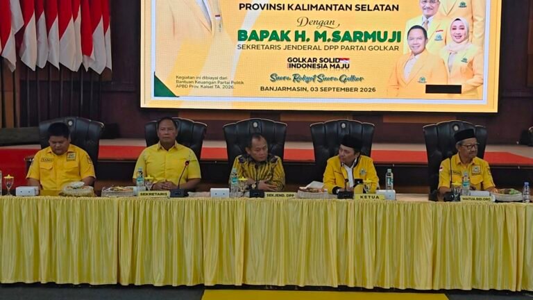 Kawal Program Pemerintah hingga Daerah, Sekjen Golkar Dorong Kader Kalsel Bergerak Bersama