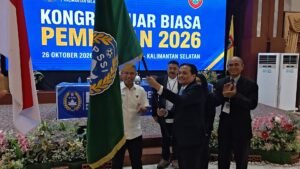 Aklamasi di Kongres Luar Biasa, Hasnuryadi Sulaiman Kembali Pimpin PSSI Kalsel hingga 2030