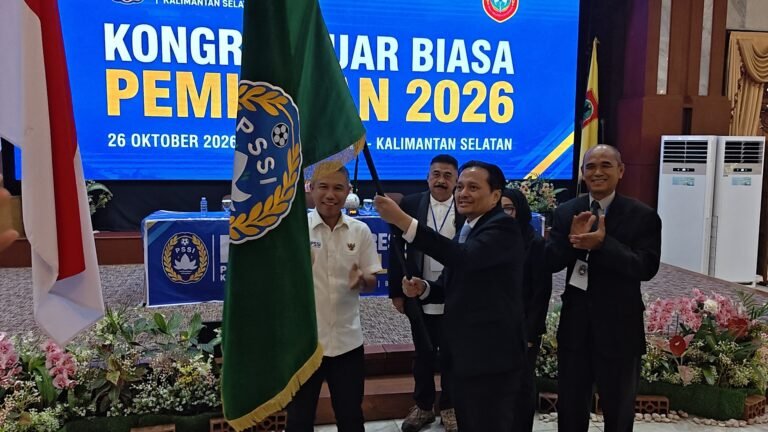 Aklamasi di Kongres Luar Biasa, Hasnuryadi Sulaiman Kembali Pimpin PSSI Kalsel hingga 2030